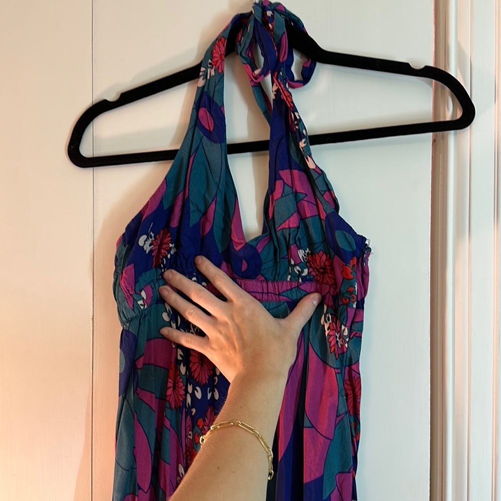 Floral Halter Dress